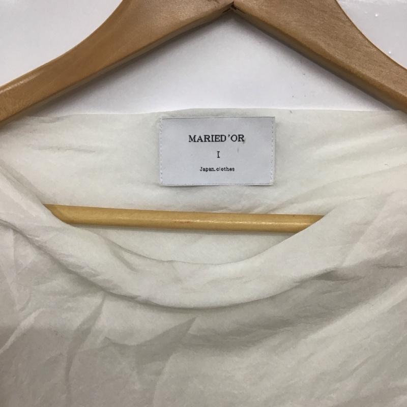 マリードール MARIED OR カットソー 半袖 1 無地 白 / ホワイト / レディース USED 古着 中古 10131969