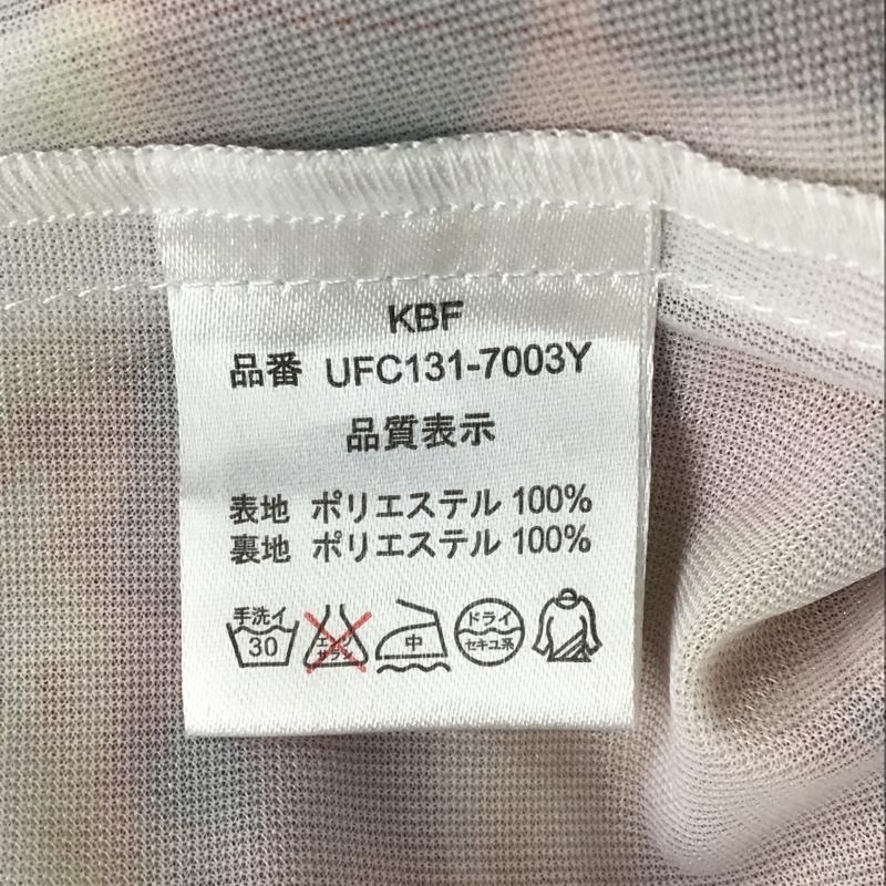 ケービーエフ KBF ワンピース ひざ丈スカート ufc131-7003y サイドオープンウエストゴムワンピース ノースリーブワンピース 総柄 マルチカラー / マルチカラー / レディース USED 古着 中古 10105919