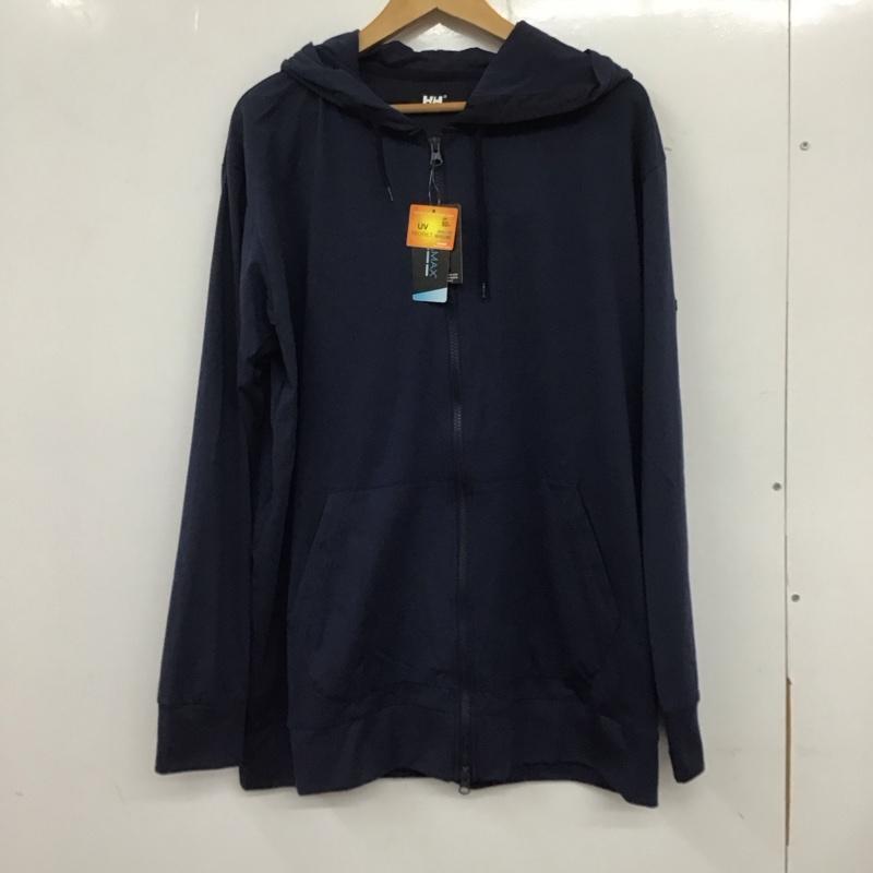 ヘリーハンセン HELLY HANSEN ジャケット、上着 ジャンパー、ブルゾン ジップアップジャケット ジップアップパーカー アウター XL 無地 紺 / ネイビー / メンズ USED 古着 中古 10133228