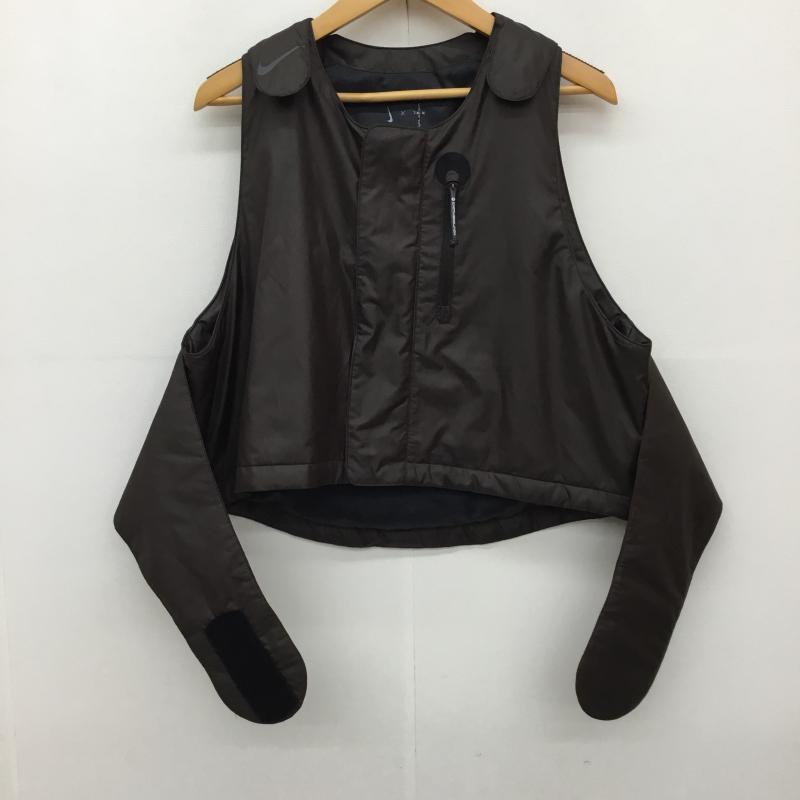 ナイキ NIKE ジャケット、上着 ダウンベスト DM1278-220 ポリエステル トラヴィススコット XL 無地 茶 / ブラウン / メンズ USED 古着 中古 10139262