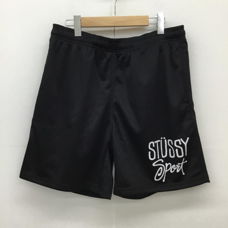 ステューシー STUSSY パンツ ショートパンツ STUSSY Sport Mesh Short 112307 M ロゴ、文字 黒 / ブラック / X 白 / ホワイト / メンズ USED 古着 中古 10134502