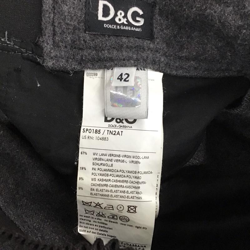 ドルチェアンドガッバーナ DOLCE&GABBANA パンツ スラックス 42 無地 チャコールグレー / チャコールグレー / レディース USED 古着 中古 10121737