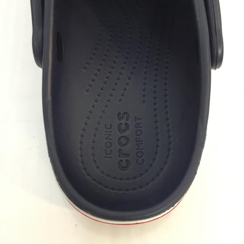 クロックス crocs サンダル サンダル 205089-4CC バヤバンドクログ Bayaband 23.0cm 無地 紺 / ネイビー / レディース USED 古着 中古 10117339