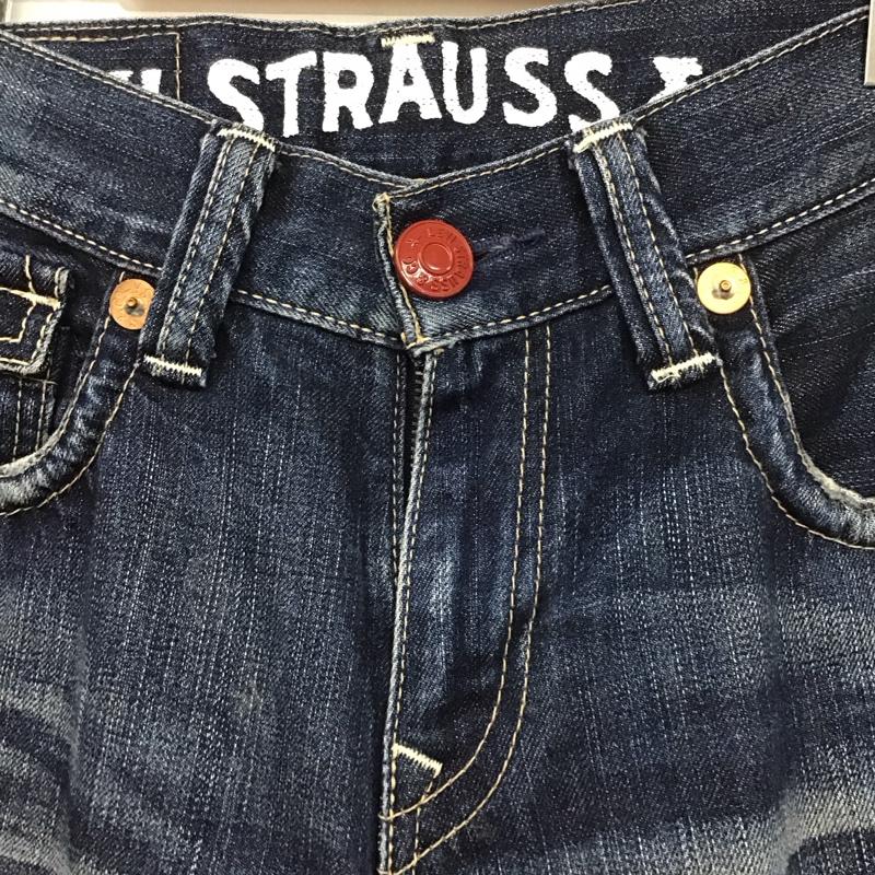 リーバイストラウスアンドコー Levi Strauss & co. パンツ デニム、ジーンズ デニムパンツ スリムパンツ カジュアルパンツ ストレッチパンツ 30インチ 無地 インディゴ / インディゴ / メンズ USED 古着 中古 10131416