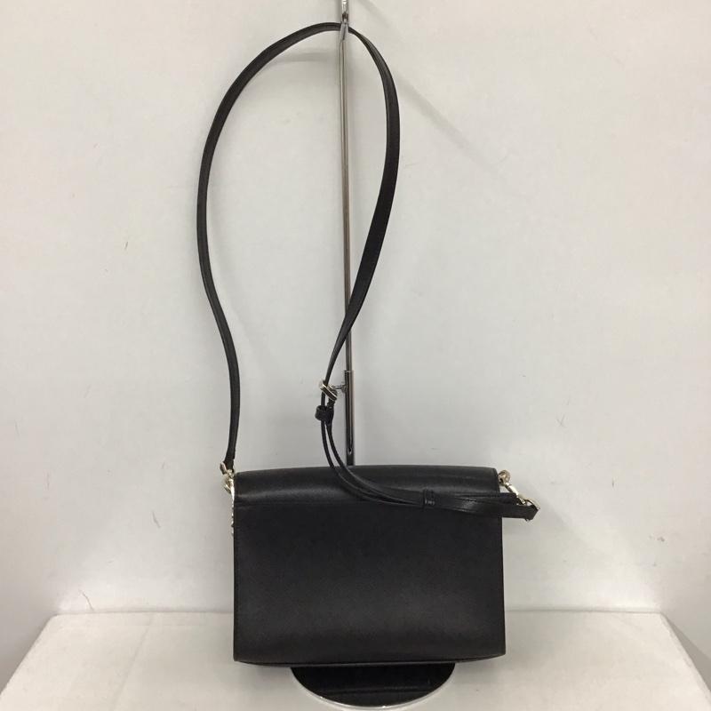 ケイトスペード Kate Spade ショルダーバッグ ショルダーバッグ WKR00119 カーソン コンバーチブル クロスボディ 2WAY ロゴ、文字 黒 / ブラック / レディース USED 古着 中古 10123180