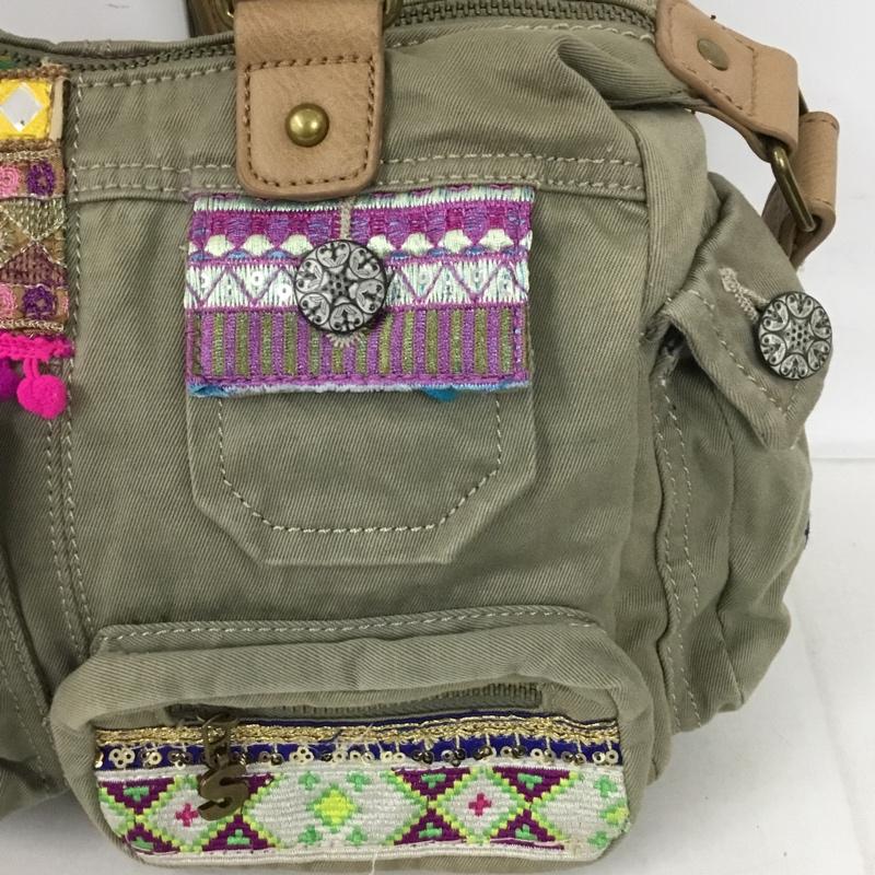 デシグアル Desigual ショルダーバッグ ショルダーバッグ ハンドバッグ 2WAY 71X9JC6 刺繍 マルチカラー / マルチカラー / レディース USED 古着 中古 10128302
