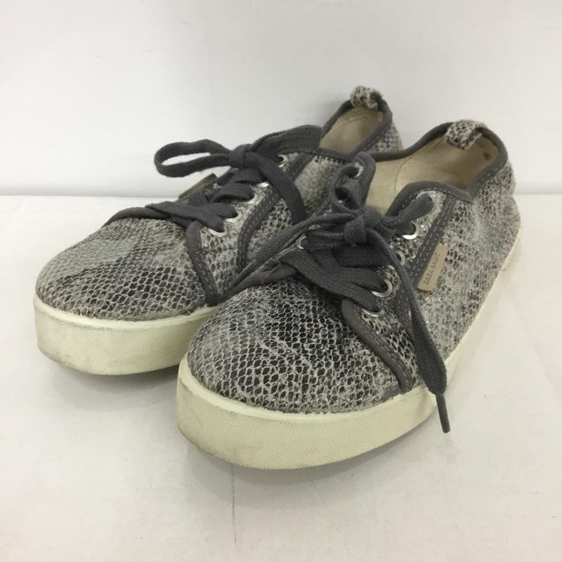 ザラ ZARA スニーカー スニーカー 2744 001 004 ローカット EU36 ダークグレー / ダークグレー / レディース USED 古着 中古 10126570