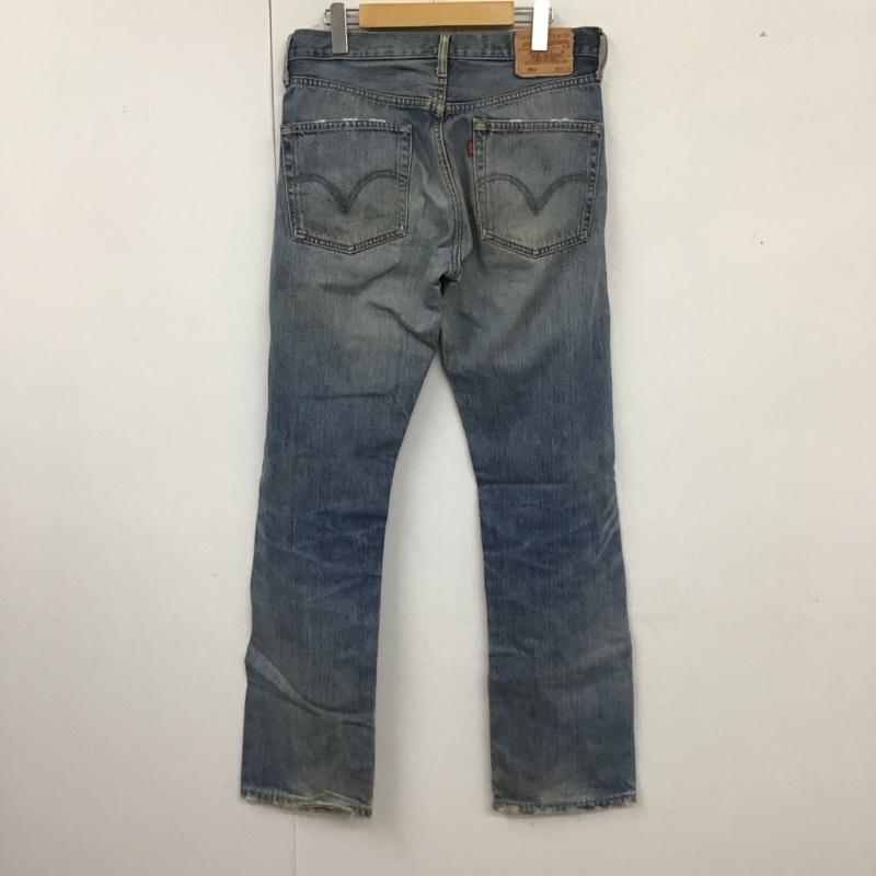 リーバイストラウスアンドコー Levi Strauss & co. パンツ デニム、ジーンズ デニムパンツ ストレートパンツ ワイドパンツ カジュアルパンツ 32インチ 無地 インディゴ / インディゴ /  メンズ USED 古着 中古 10124654