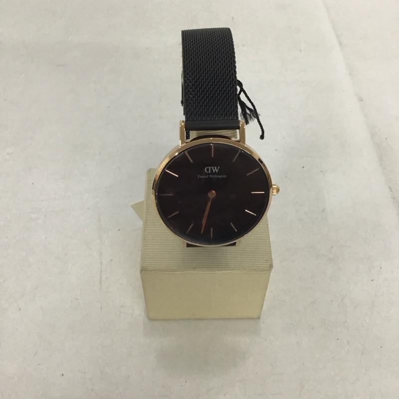 ダニエルウェリントン Daniel Wellington 腕時計 アナログ(クォーツ式) Classic E32R1 箱有 ロゴ、文字 黒 / ブラック / レディース USED 古着 中古 10134776