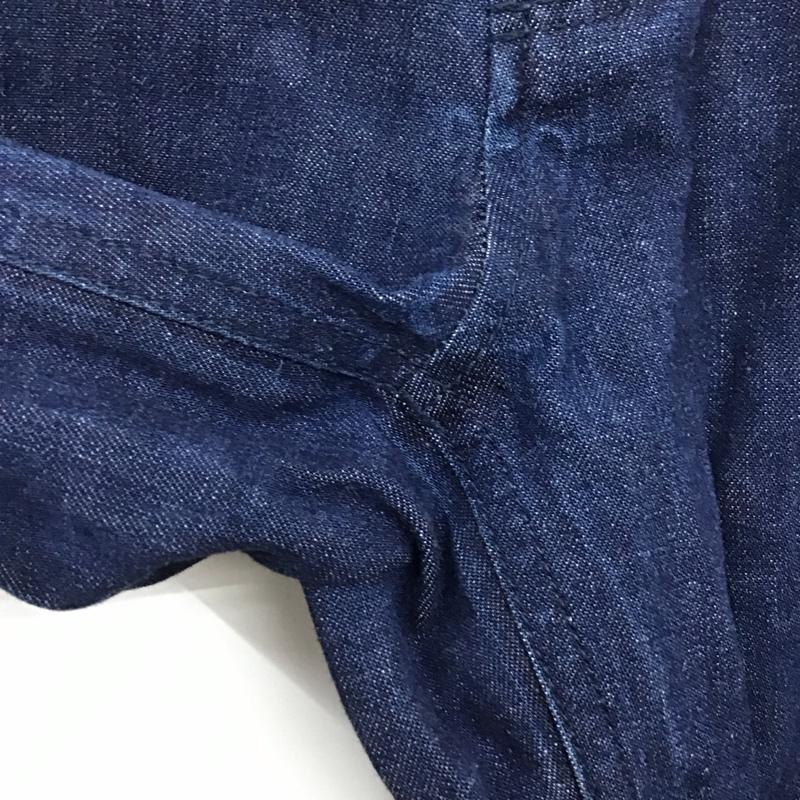 ザノースフェイス THE NORTH FACE パンツ デニム、ジーンズ nb31832 ボトム ワイドパンツ カジュアルパンツ M ロゴ、文字 インディゴ / インディゴ /  メンズ USED 古着 中古 10126317