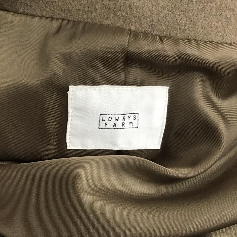 ローリーズファーム LOWRYS FARM コート コート一般 FREE 無地 茶 / ブラウン / レディース USED 古着 中古 10122253