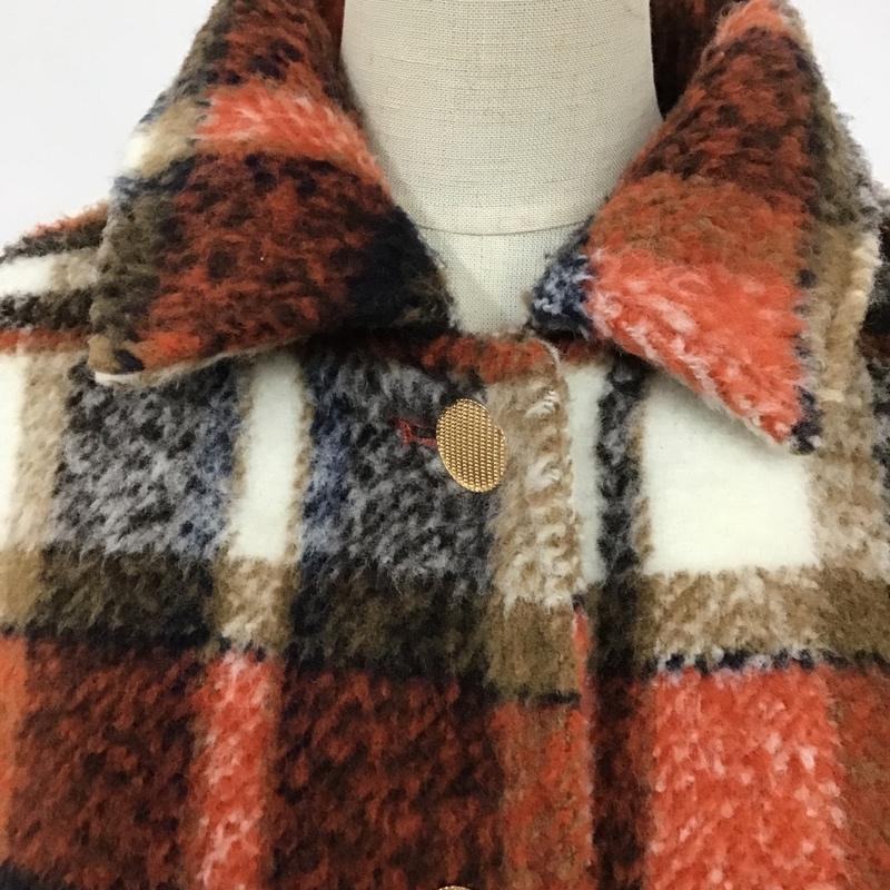 ザラ ZARA ジャケット、上着 ジャケット、ブレザー カラージャケット アウター チェックジャケット M チェック マルチカラー / マルチカラー / レディース USED 古着 中古 10105549