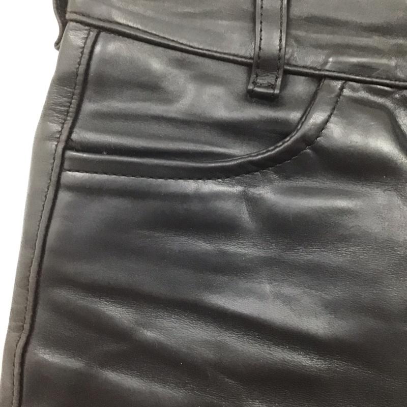 ヴァンソン VANSON パンツ ワークパンツ、ペインターパンツ レザーパンツ ワイドパンツ カジュアルパンツ 31インチ 無地 黒 / ブラック /  メンズ USED 古着 中古 10125502