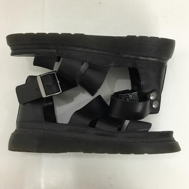 ドクターマーチン Dr.Martens サンダル サンダル AW006 ストラップ レザー UK4 US:6 無地 黒 / ブラック / レディース USED 古着 中古 10125172