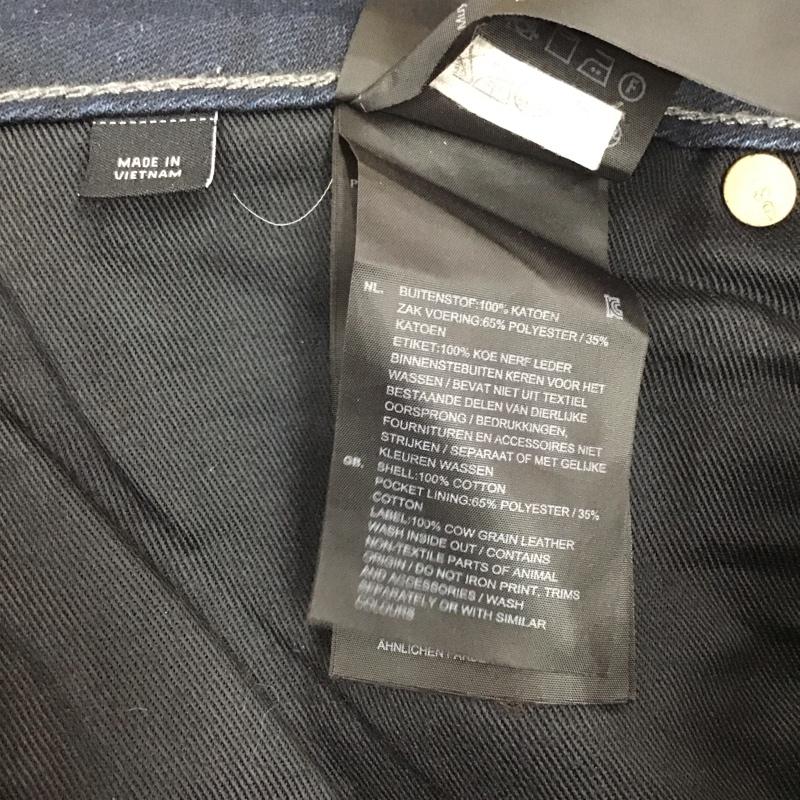 ジースターロゥ G-STAR RAW パンツ デニム、ジーンズ スリムパンツ カジュアルパンツ ジーンズ 32インチ 無地 インディゴ / インディゴ / メンズ USED 古着 中古 10117442