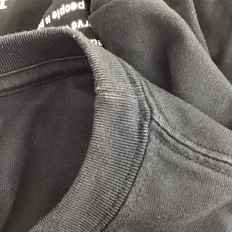 ザノースフェイス THE NORTH FACE Tシャツ 半袖 NT32159 ヒストリカルロゴTee 半袖カットソー プリントTシャツ XL ロゴ、文字 黒 / ブラック /  メンズ USED 古着 中古 10110206