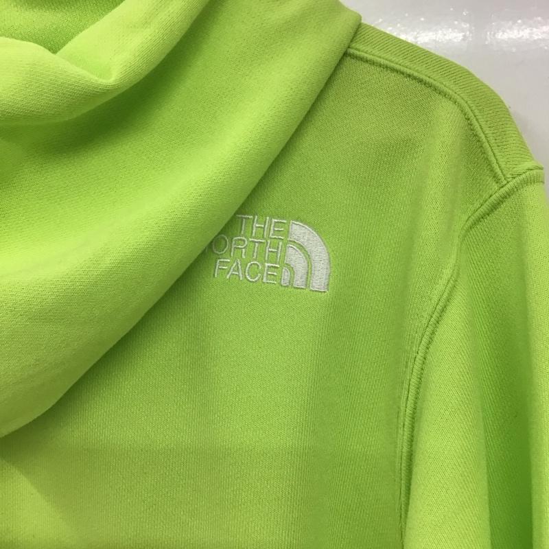 ザノースフェイス THE NORTH FACE パーカー 長袖 nt12231 SQUARELOGOFULLZIP スクエアロゴフルジップ ジップアップパーカ M ロゴ、文字 緑 / グリーン / メンズ USED 古着 中古 10133260