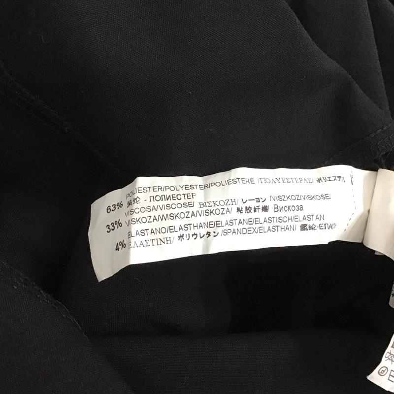 ザラ ZARA ワンピース ひざ丈スカート 2035 350 800 ノースリーブ ひざ下丈 S 無地 黒 / ブラック / レディース USED 古着 中古 10138638