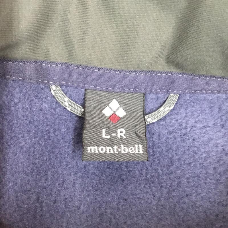 モンベル mont-bell ジャケット、上着 ジャケット、ブレザー 1106592 クリマプラス100ジャケット フリース L ロゴ、文字 紺 / ネイビー / レディース USED 古着 中古 10107331