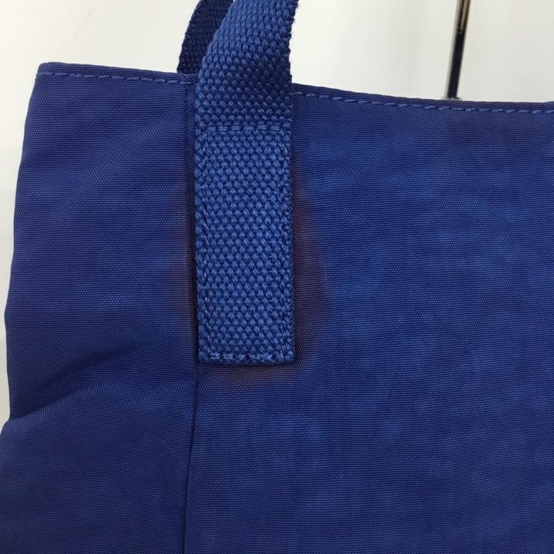 キプリング kipling トートバッグ トートバッグ K1661810J Pravia ゴリラ ロゴ、文字 青 / ブルー / レディース USED 古着 中古 10131861