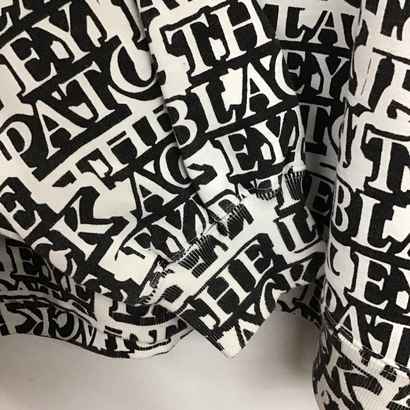 ブラックアイパッチ BlackEyePatch トレーナー 長袖 長袖トレーナー スウェット クルーネック プルオーバー XL プリント 白 / ホワイト / X 黒 / ブラック / メンズ USED 古着 中古 10138445