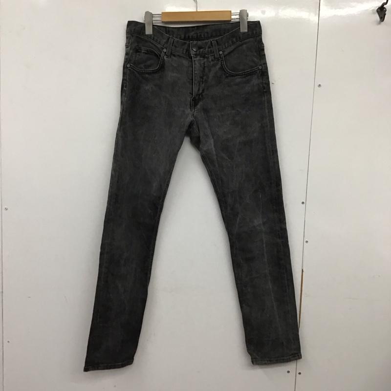 ヘルムートラング HELMUT LANG パンツ デニム、ジーンズ デニムパンツ スリムパンツ カジュアルパンツ ストレッチパンツ 29インチ 無地 黒 / ブラック / メンズ USED 古着 中古 10138170