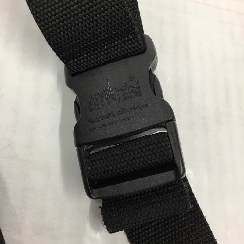 マンハッタンポーテージ Manhattan Portage ボディバッグ ボディバッグ ワンショルダー ロゴ、文字 黒 / ブラック / メンズ USED 古着 中古 10105779