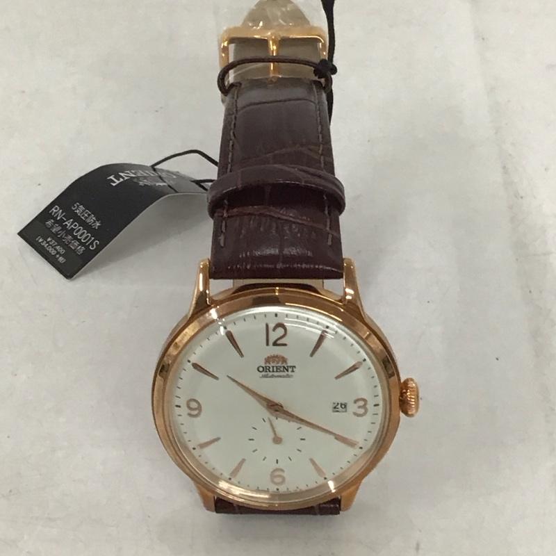 オリエント ORIENT 腕時計 アナログ(クォーツ式) RN-AP0001S レザーベルト 箱有 ロゴ、文字 茶 / ブラウン / メンズ USED 古着 中古 10134433