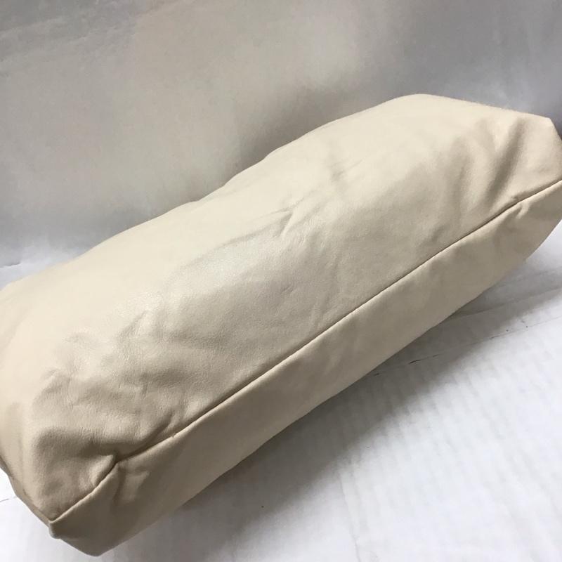 ザラ ZARA トートバッグ トートバッグ 6033 210 850 チェーン フェイクレザー 無地 アイボリー / アイボリー / レディース USED 古着 中古 10118144