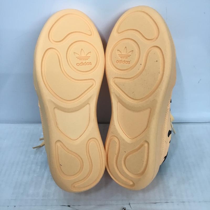 アディダス adidas スニーカー スニーカー GY3581 HER COURT W ハーコート 24cm 箱有 24.0cm ロゴ、文字 橙 / オレンジ / X 黒 / ブラック / レディース USED 古着 中古 10123987