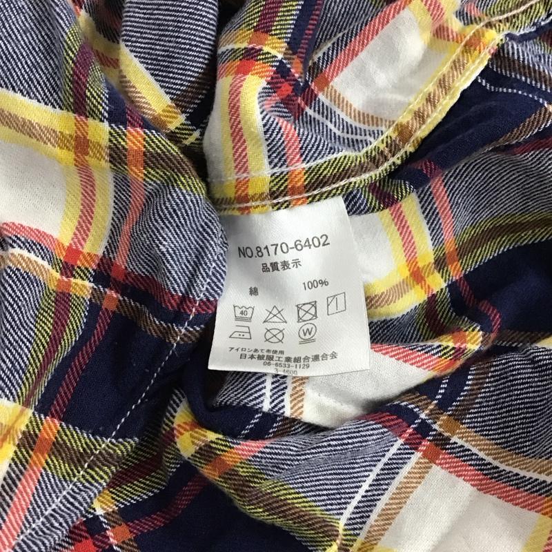 ディッキーズ Dickies シャツ、ブラウス 長袖 長袖シャツ チェックシャツ カラーシャツ M チェック マルチカラー / マルチカラー / メンズ USED 古着 中古 10142624