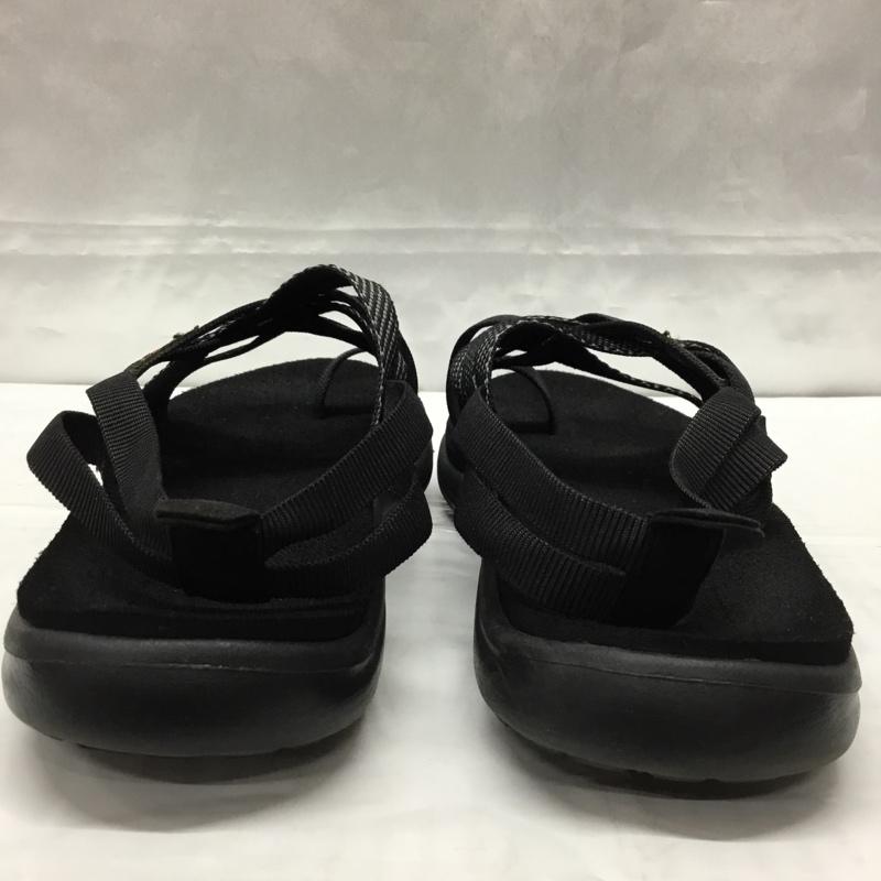 テバ Teva サンダル サンダル 1099271B VOYA STRAPPY ボヤ ストラッピー 25cm 25.0cm ロゴ、文字 黒 / ブラック / レディース USED 古着 中古 10109741