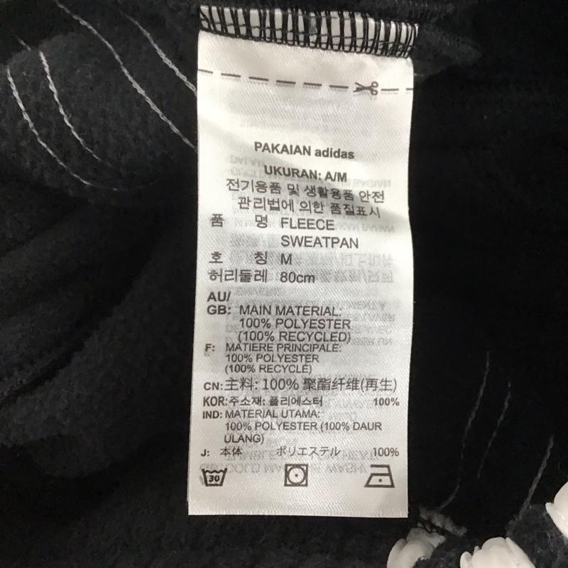 アディダス adidas パンツ ワークパンツ、ペインターパンツ フリースパンツ ワイドパンツ カジュアルパンツ L ロゴ、文字 黒 / ブラック / メンズ USED 古着 中古 10142932