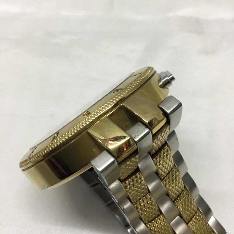 ウ゛ェルサスウ゛ェルサーチ VERSUSVERSACE 腕時計 アナログ(クォーツ式) VSP763218 ステンレス ロゴ、文字 金 / ゴールド / X 銀 / シルバー / メンズ USED 古着 中古 10110145