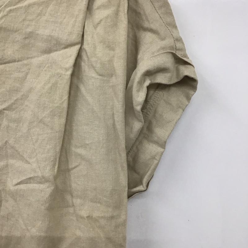 ローリーズファーム LOWRYS FARM カットソー 半袖 FREE 無地 ベージュ / ベージュ / レディース USED 古着 中古 10129661