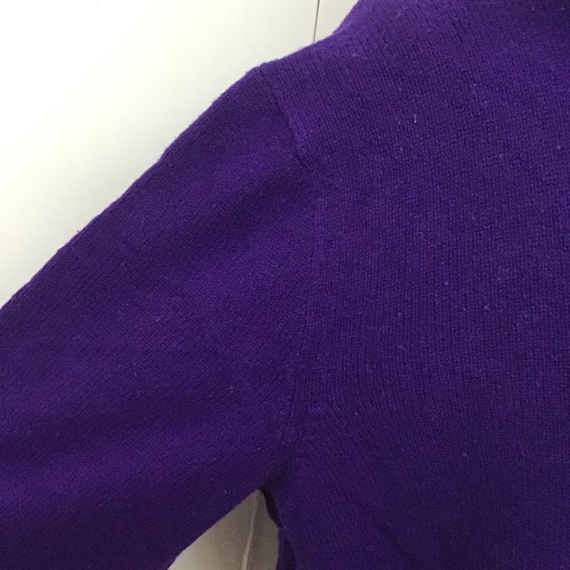 ポロバイラルフローレン Polo by RALPH LAUREN ニット、セーター 長袖 L 無地 紫 / パープル / メンズ USED 古着 中古 10108092