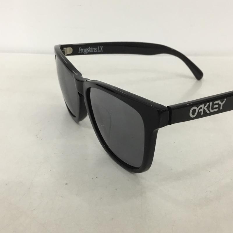 オークリー OAKLEY めがね・サングラス サングラス OO2039-01 Frogskins LX ミラーレンズ ロゴ、文字 黒 / ブラック / メンズ USED 古着 中古 10136951