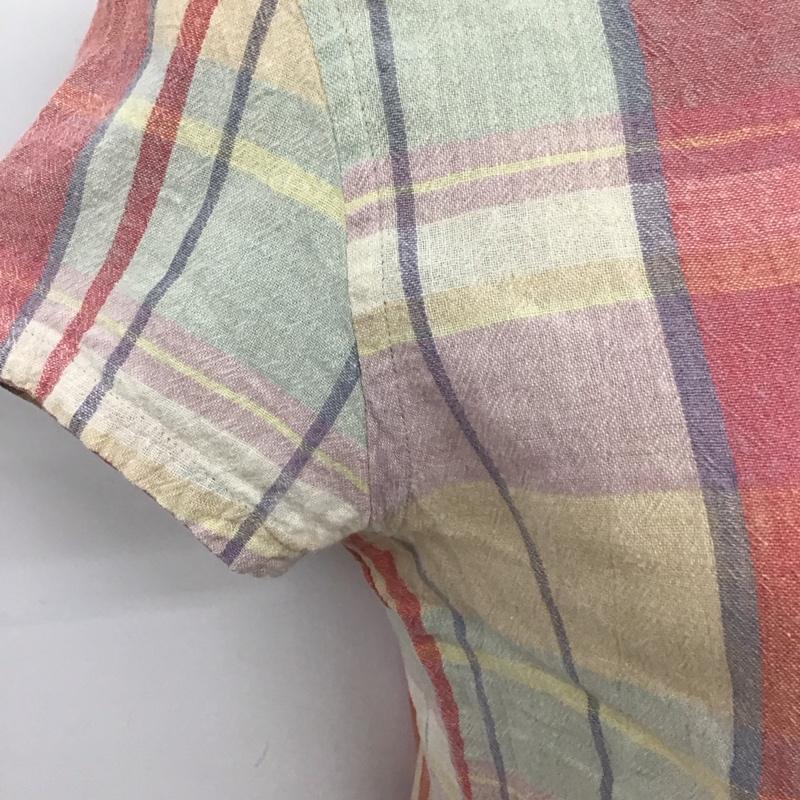 ラルフローレン RALPHLAUREN シャツ、ブラウス 半袖 9 チェック マルチカラー / マルチカラー / レディース USED 古着 中古 10126687