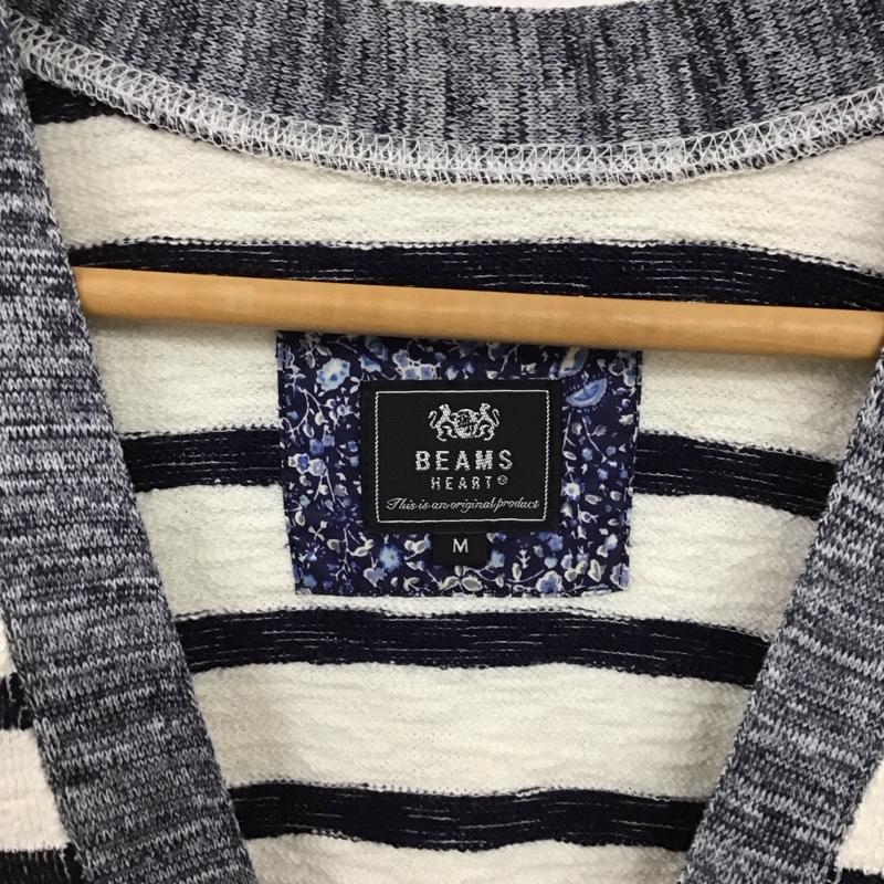 ビームス ハート BEAMS HEART カーディガン 長袖 M ボーダー柄 マルチカラー / マルチカラー / メンズ USED 古着 中古 10134931