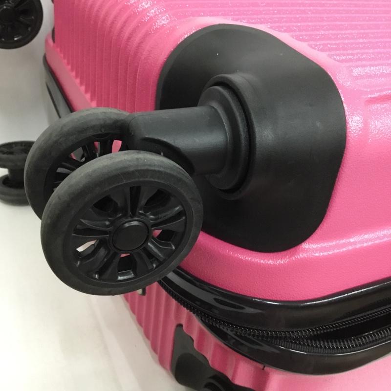 マキコーポレーション MAKI CORPORATION スーツケース、トランク スーツケース、トランク 5401-48 機内持込サイズ タグ付き キャリーケース 無地 桃 / ピンク / レディース USED 古着 中古 10131604