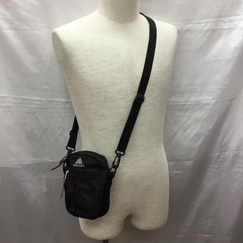 グレゴリー GREGORY ショルダーバッグ ショルダーバッグ クイックポケットM ロゴ、文字 黒 / ブラック / メンズ USED 古着 中古 10119108