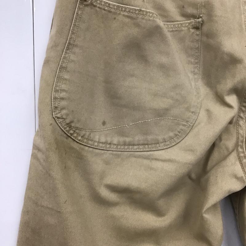 オアスロウ orSlow パンツ チノパン チノパン ワイドパンツ カジュアルパンツ 1 無地 ベージュ / ベージュ / メンズ USED 古着 中古 10130323