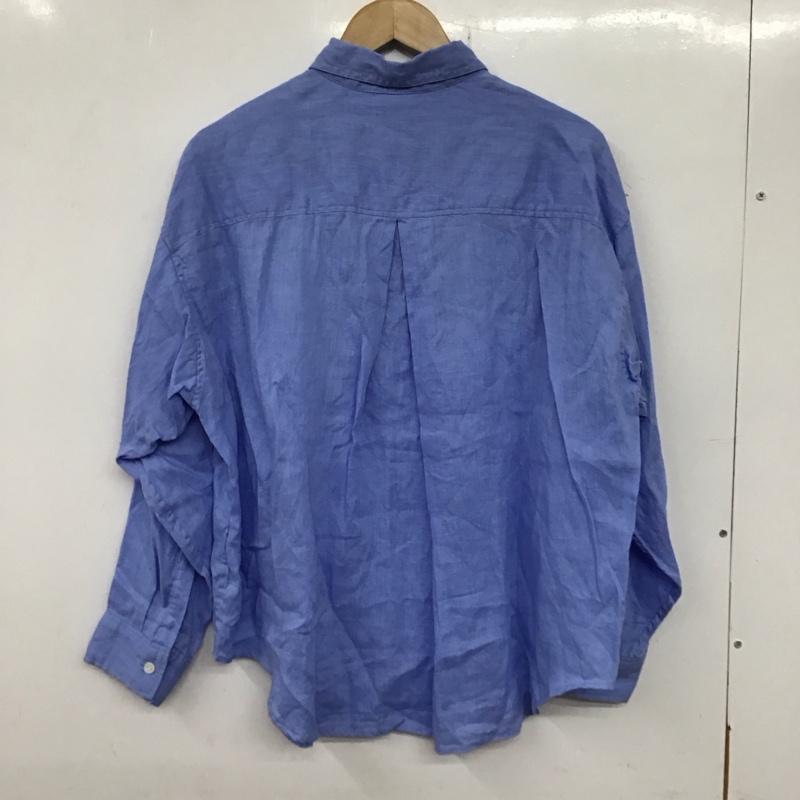 レリュームジャーナルスタンダード relume Journal Standard シャツ、ブラウス 長袖 長袖シャツ 無地シャツ カラーシャツ FREE 無地 青 / ブルー / レディース USED 古着 中古 10135108