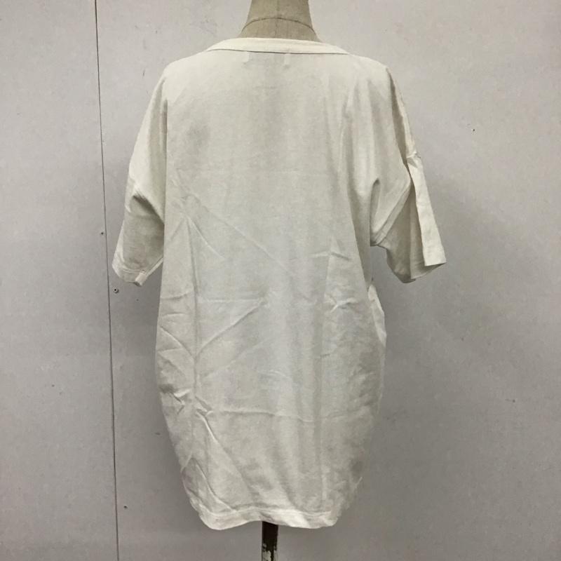 スローブイエナ SLOBE IENA Tシャツ 半袖 23-070-912-0350-2-0 クルーネック ロゴ、文字 白 / ホワイト / レディース USED 古着 中古 10115086