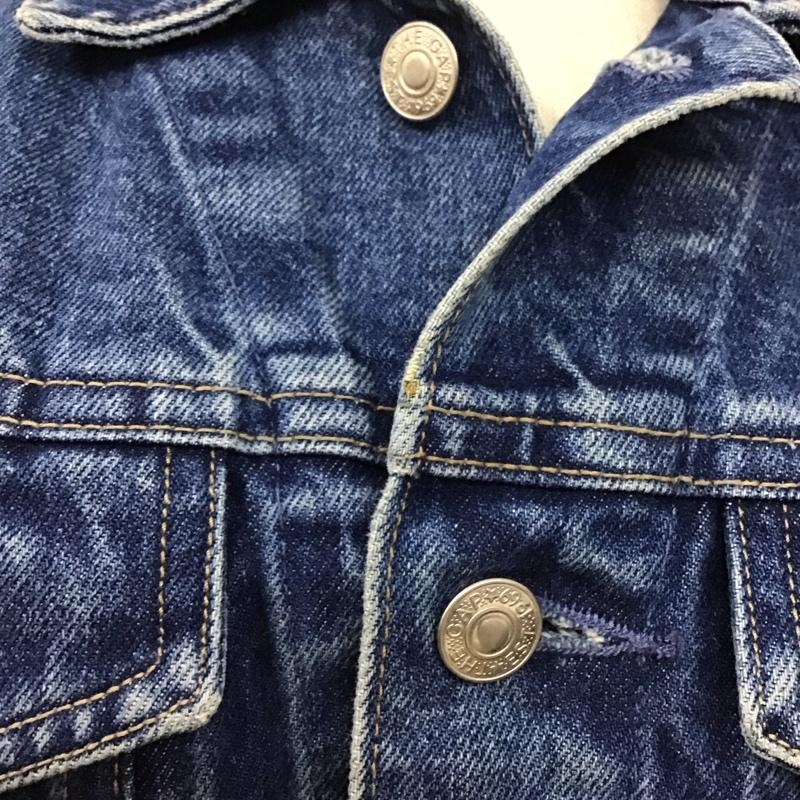 ギャップ GAP ジャケット、上着 ジャケット、ブレザー Gジャン デニムジャケット XL 無地 青 / ブルー / レディース USED 古着 中古 10117391