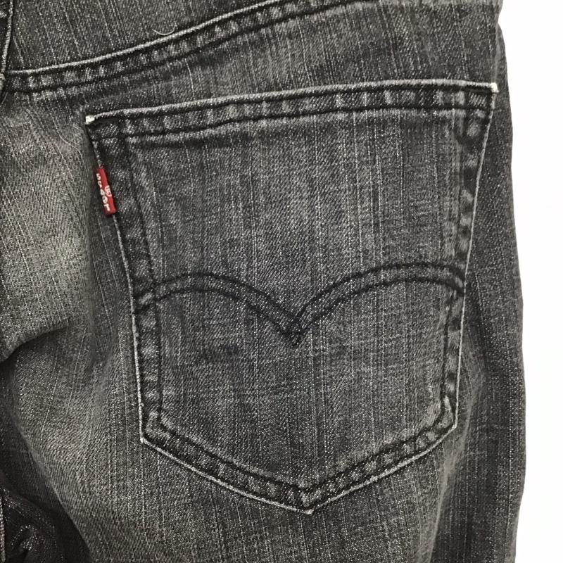 リーバイストラウスアンドコー Levi Strauss & co. パンツ デニム、ジーンズ デニムパンツ ワイドパンツ カジュアルパンツ 32インチ 無地 黒 / ブラック / メンズ USED 古着 中古 10134570