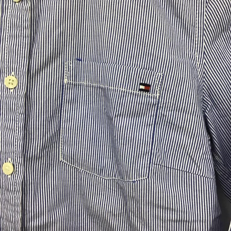 トミーヒルフィガー TOMMY HILFIGER シャツ、ブラウス 長袖 XS ストライプ マルチカラー / マルチカラー / レディース USED 古着 中古 10129831