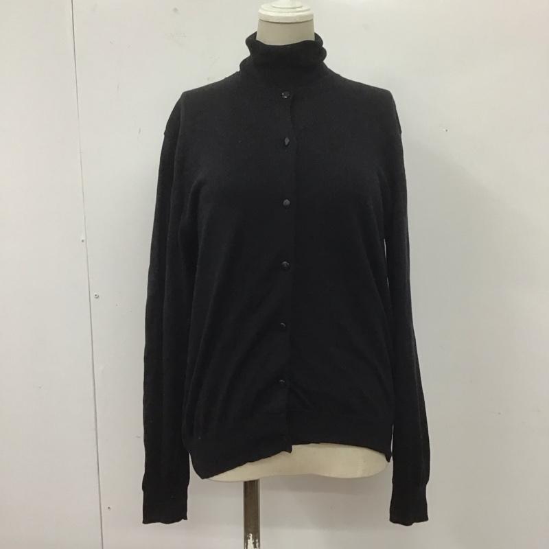 ユナイテッドアローズ UNITED ARROWS アンサンブルニット 長袖 無地 黒 / ブラック / レディース USED 古着 中古 10108675