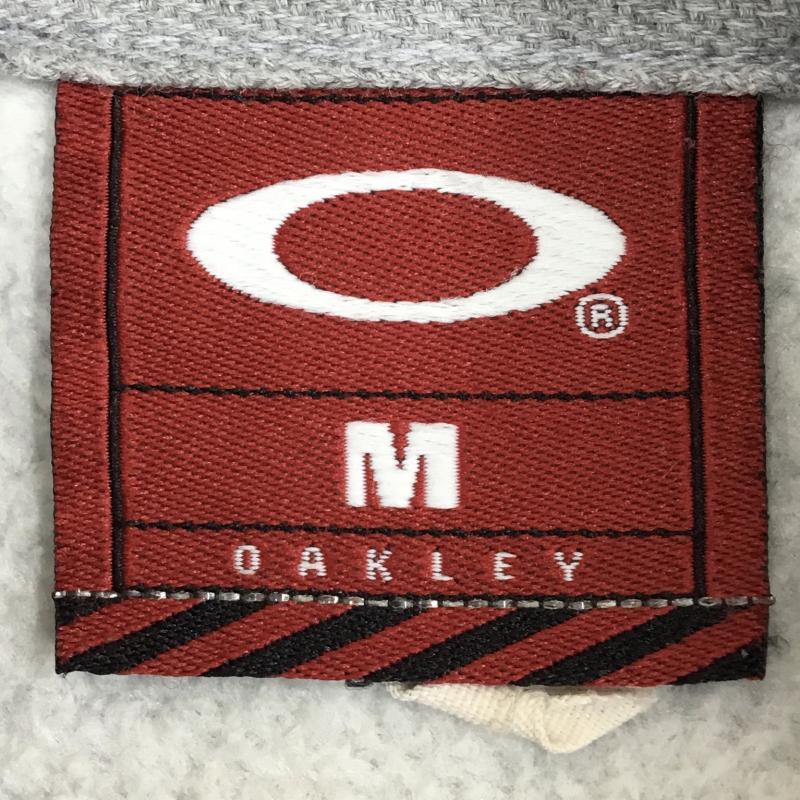オークリー OAKLEY パーカー 長袖 M ロゴ、文字 灰 / グレー / メンズ USED 古着 中古 10137470