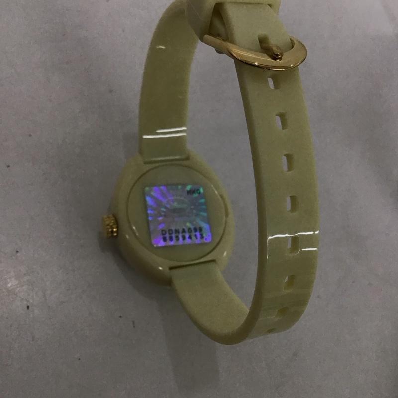 ディズニー Disney 腕時計 アナログ(クォーツ式) DisneyMickey Watch 無地 X キャラクター アイボリー / アイボリー / レディース USED 古着 中古 10138321
